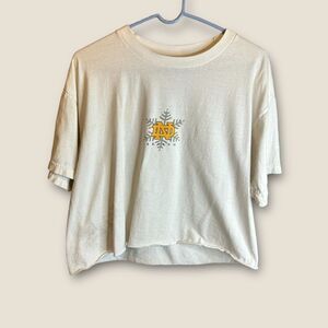 5 for $25🔥Large Gildan Notre Dame Ski Team Cropped T-Shirt‎